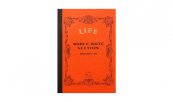 LIFE A5 Noble Note oranje * geruit