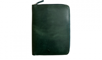 5 Pen Crazy Horse Green Pen Case * Galen Leather