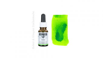 Zeichentusche Gelbgrün, pigment inkt * Rohrer & Klingner 