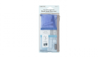 Mesh Book Band Case, Blue * Midori