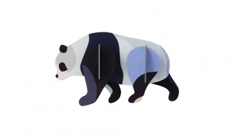 16. Panda Wall Art * Studio ROOF