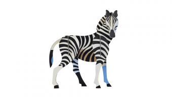 12. Zebra Wall Art * Studio ROOF