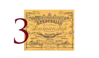 3. Spencerian Penmanship, oefenschrift 3 * Mott media