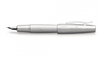 E-motion Pure Silver fountain pen * Faber-Castell