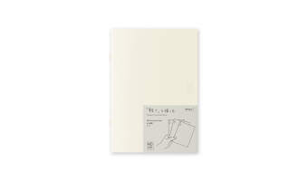 MD Light A5, tri-pack schriftjes, gelijnd * Midori