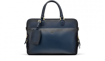 Dorchester Navy Blue 14inch Laptop Bag, Ducorium * Lapis Bard