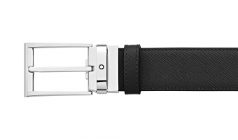 Belt 35mm Black Indigo Blue Saffiano * 118438 * Montblanc