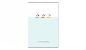017. You can't stop the waves * Studio Mira gift cards