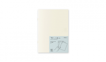 MD Light A5, tri-pack schriftjes, geruit * Midori