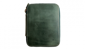 14 Pen Kaweco Crazy Horse Green Pen Case * Galen Leather