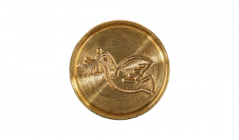 Brass Wax Seal Stamp 24mm Dove * J. Herbin