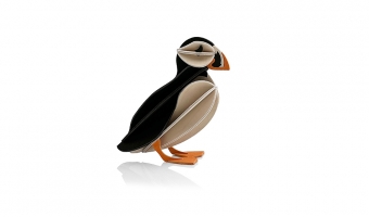 78. NEW Puffin * 3D puzzle card * LOVI