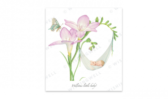 FW09. Welcome little baby * Wishingwell * gift card