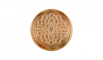 Brass Wax Seal Stamp 24mm Dahlia * J. Herbin