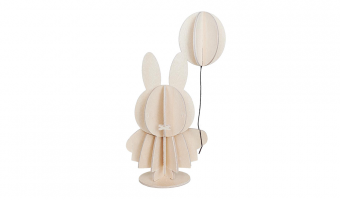 55. Miffy & balloon * 3D puzzle card * LOVI