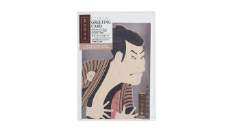 Greeting Card Kurocha Ukiyo-e Sharaku * Taccia 