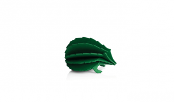 Hedgehog green * 3D puzzle card * LOVI