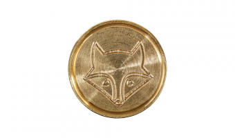 Brass WAx Seal Stamp 24mm Fox * J. Herbin