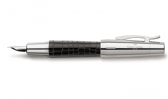 E-motion Croco zwart vulpen * Faber-Castell