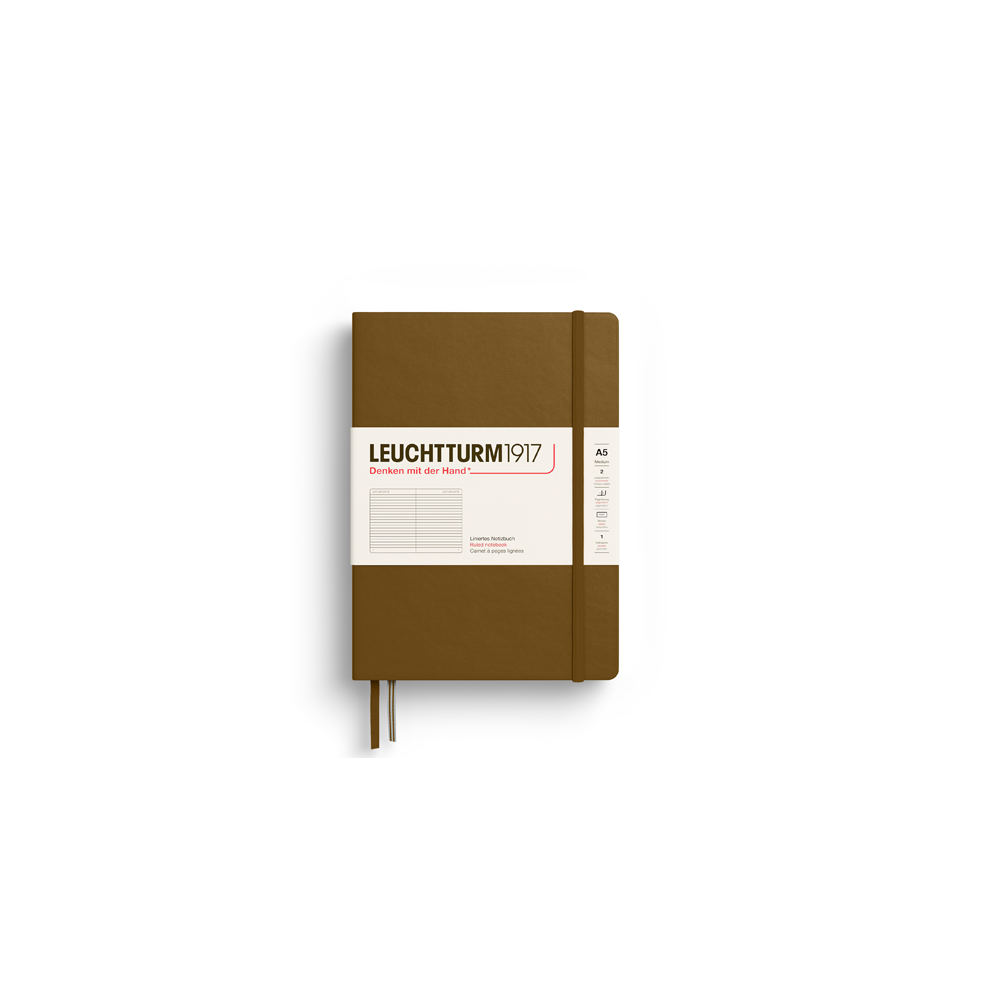 Notitieboek A5, Hardcover, Spice Brown * Leuchtturm1917