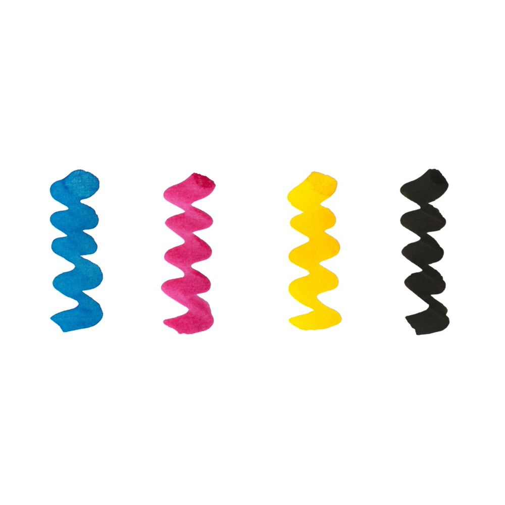 CMYK set Forever ink 50ml, pigment * Diamine