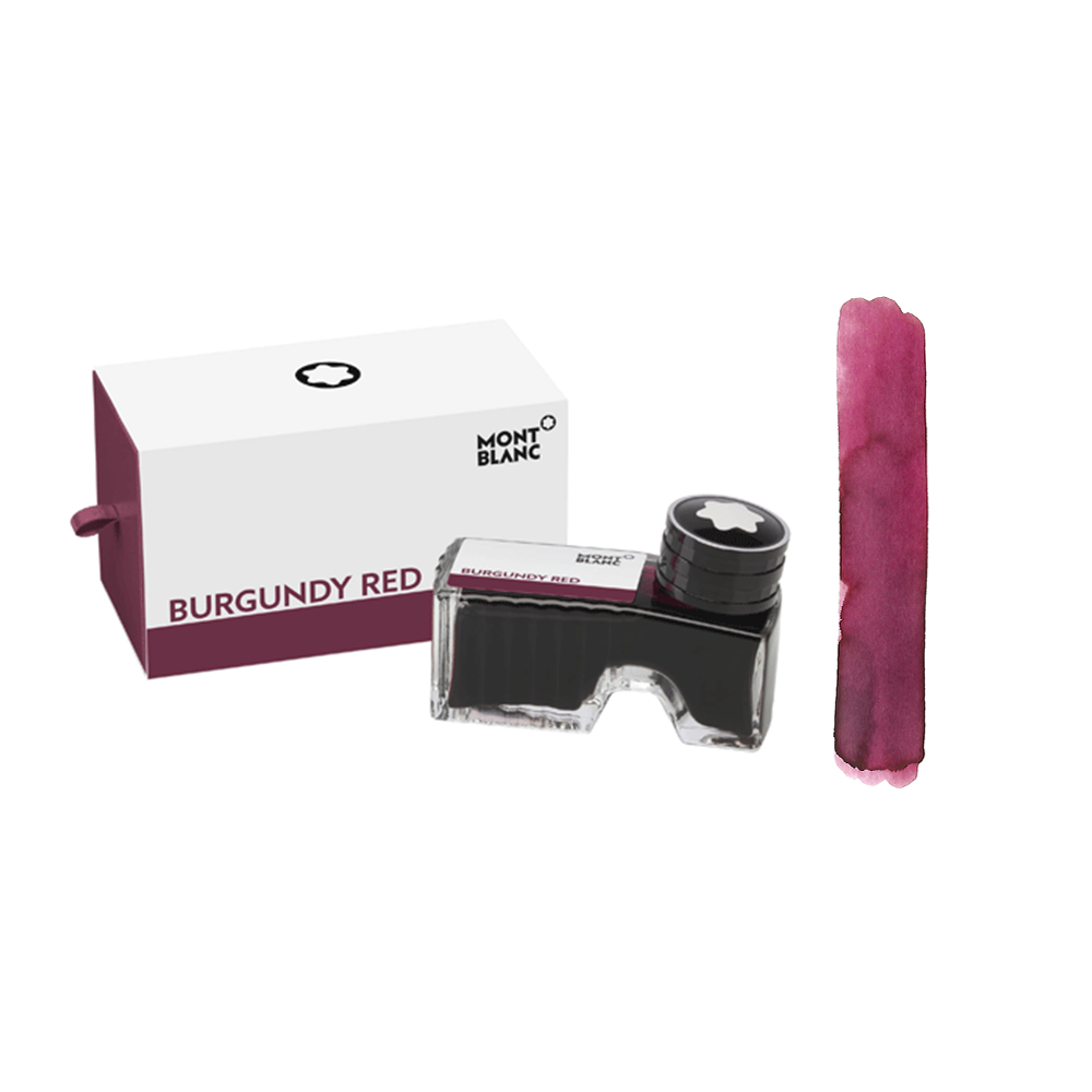 Montblanc Burgundy Red inktpot * 128188 * Montblanc