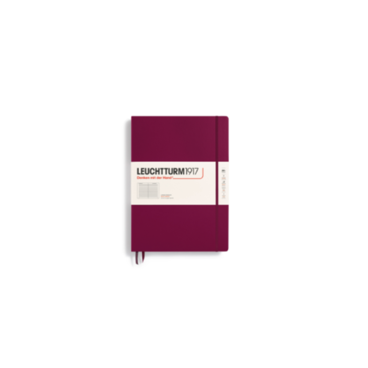 Notitieboek Master A4+ Port Red gelijnd * Leuchtturm1917