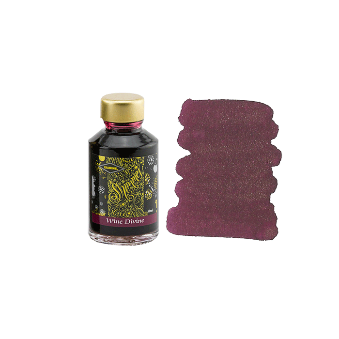 Wine Divine shimmer ink * Diamine