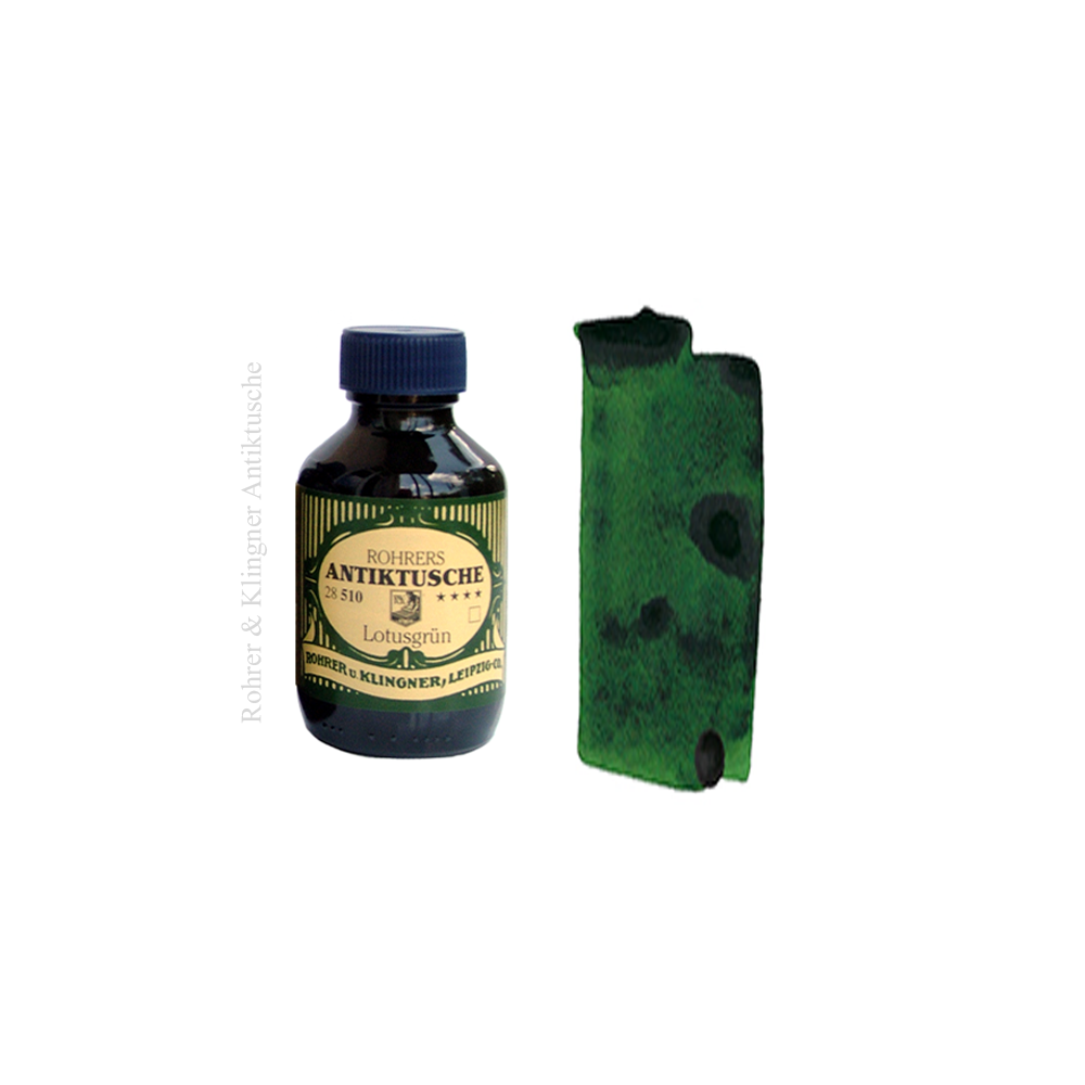 Antiktusche Lotusgrün, pigment ink * Rohrer & Klingner 