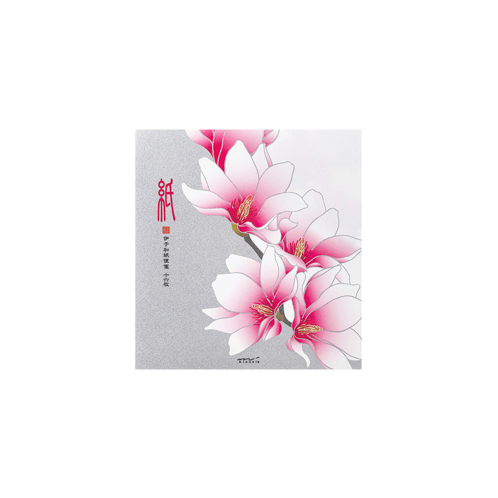 33.1 Roze Magnolia '23 Briefpapier * Midori
