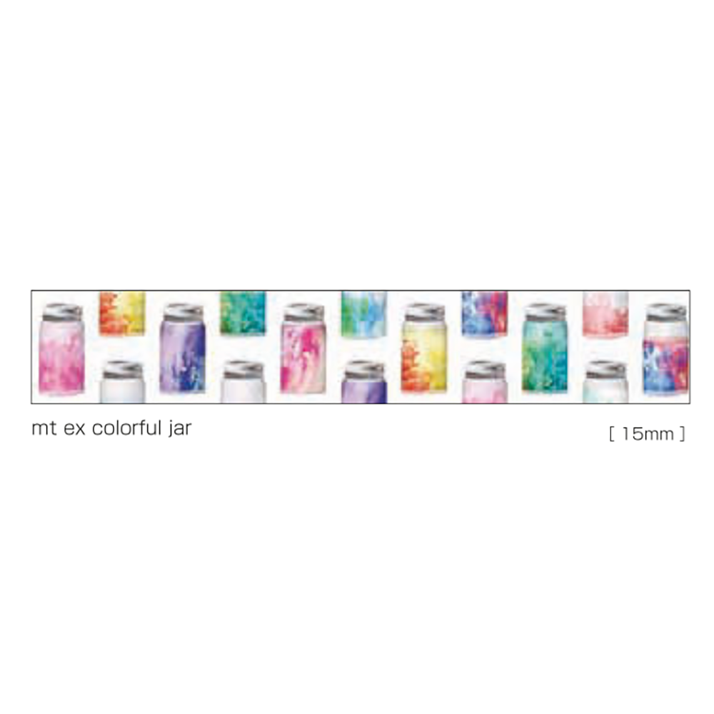 P197 * Colorful jar * MT masking tape