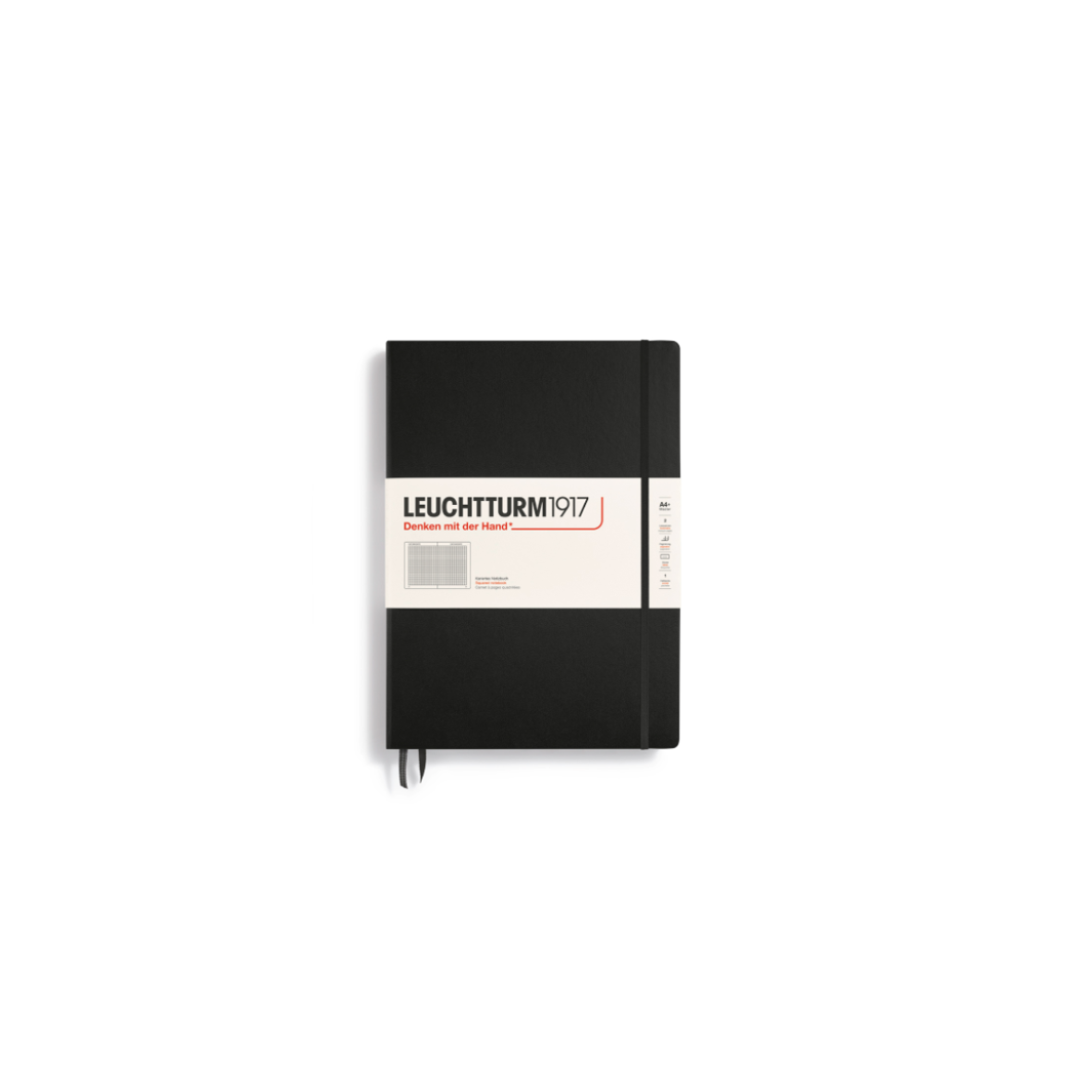 Notebook Master A4+ Black Squared * Leuchtturm1917