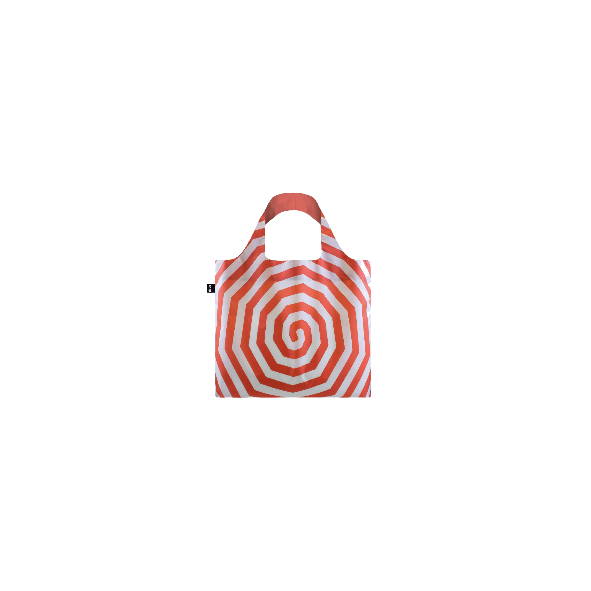 01. Spirals Red, bag * Loqi recycled bag