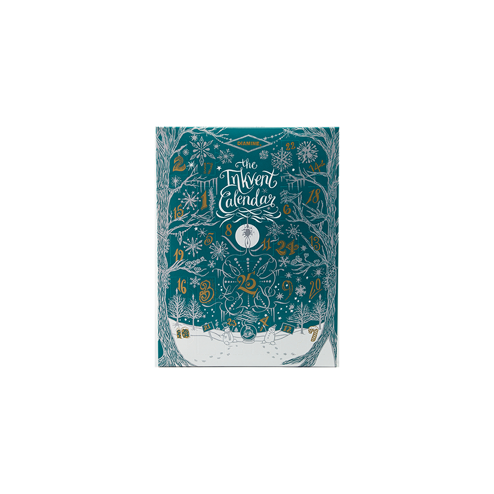 Inkvent Calendar Teal Edition 2025 * Diamine