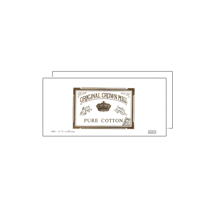 Cotton card & envelopes 40668 * Original Crown Mill