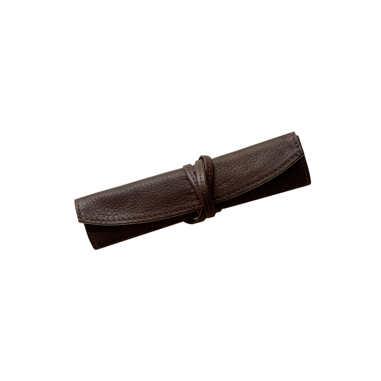 Pilot leather pen case dark brown, 1 pen * Pilot