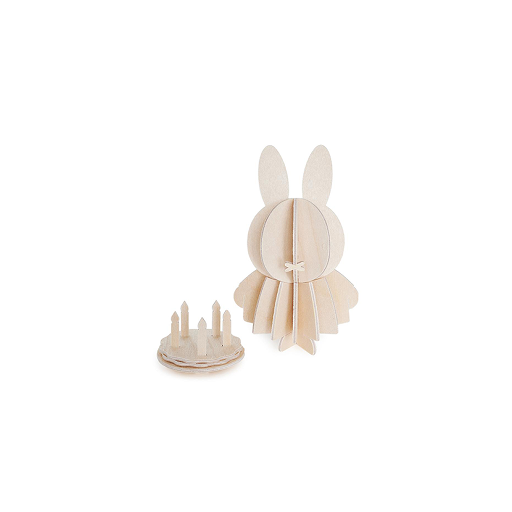 54. Miffy & Cake * 3D puzzle card * LOVI