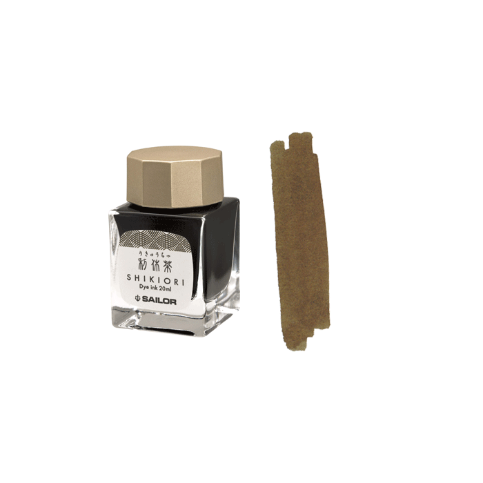 Rikyucha 20ml * Sailor Shikiori ink 