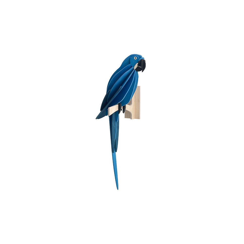 85. Hyacinth Macaw 34cm * 3D Puzzle Card * Lovi