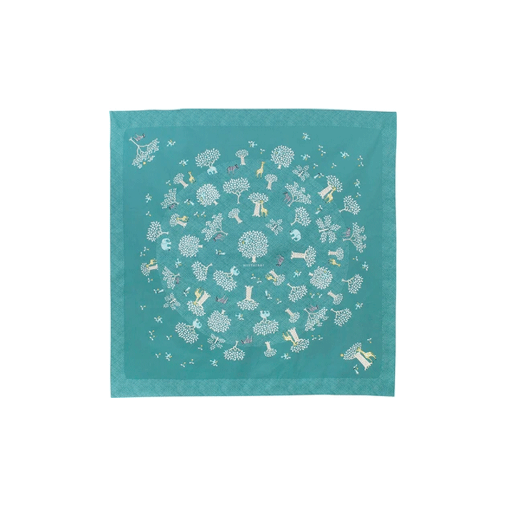 06. Mottainai Organic, Forest Green 100cm * Musubi Furoshiki