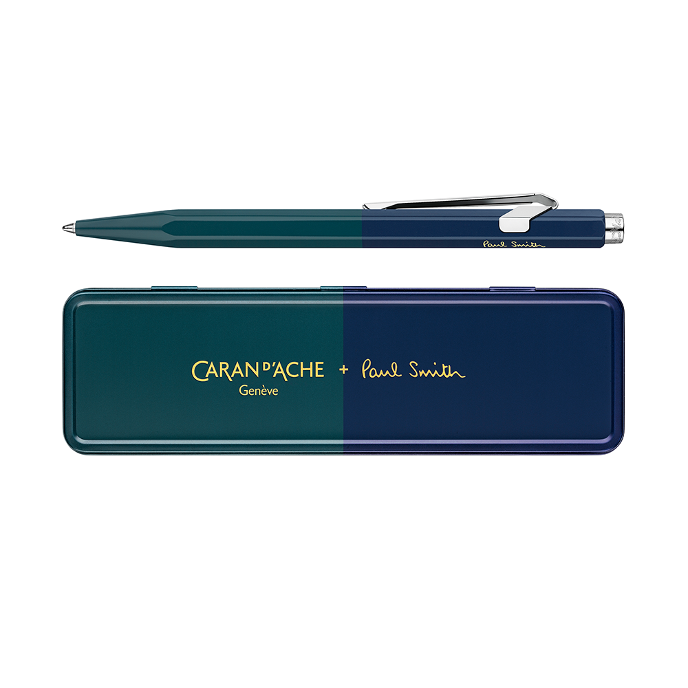 849 Racing green-Navy Paul Smith Balpen * Caran D'Ache