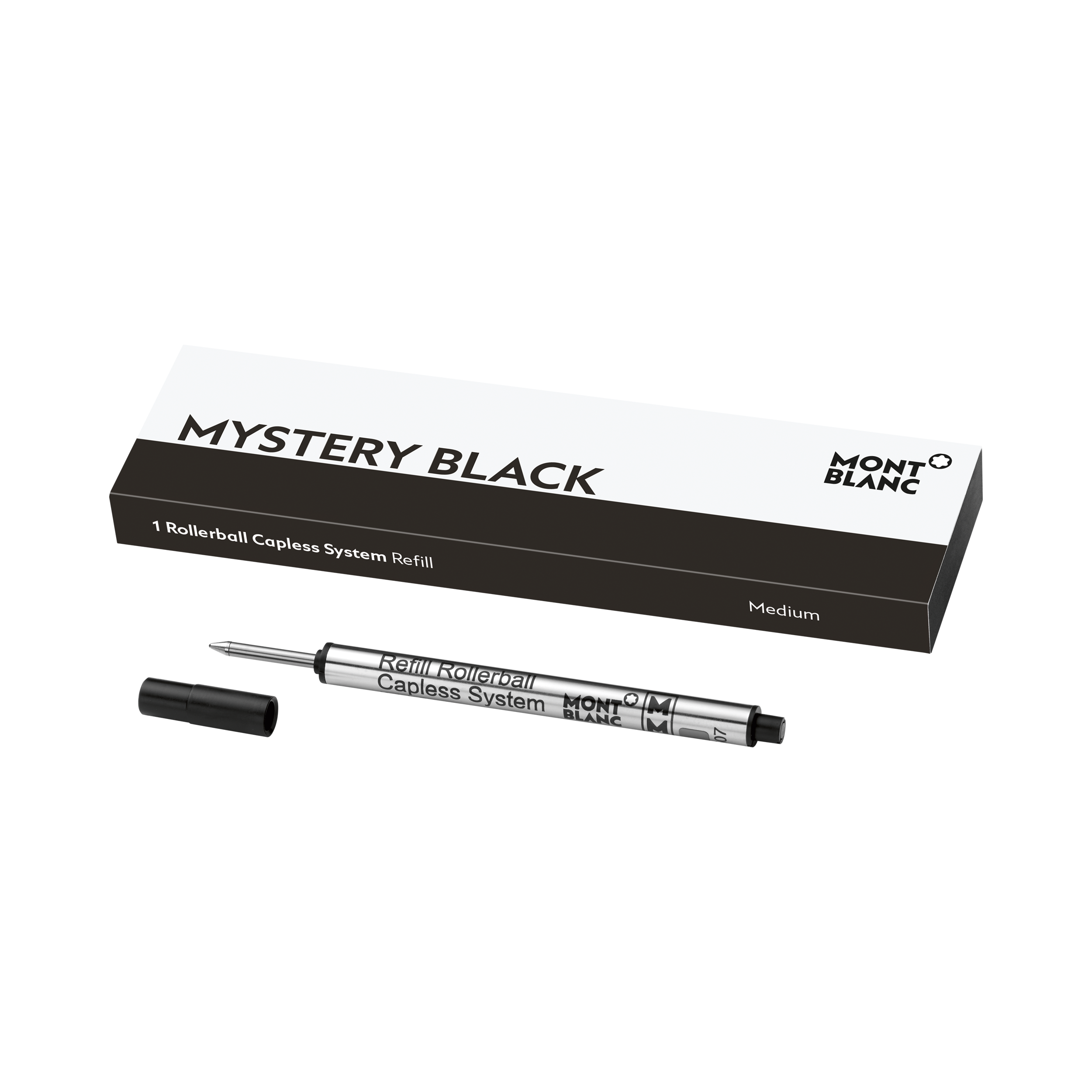 Capless Mystery Black rollerball refill * Montblanc