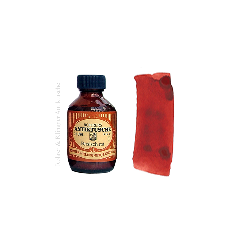 Antiktusche Persisch Rot, pigment ink * Rohrer & Klingner 