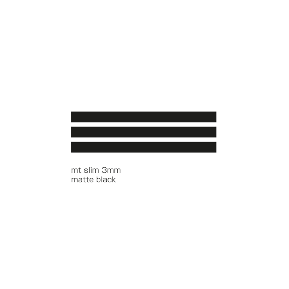SLIM11 * Matt Black * MT masking tape