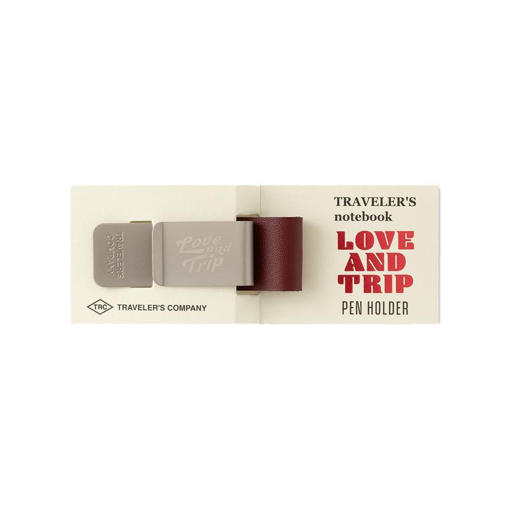 Traveler's notebook LOVE AND TRIP, Pennenhouder * Traveler's Company Japan