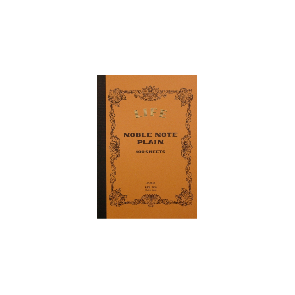 LIFE A5 Noble Note cognac *  blanko
