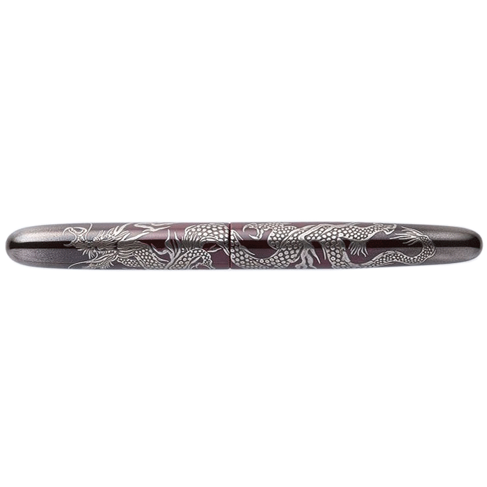  CP. Silver Bokashi Ascending Dragon * Nakaya Maki-e
