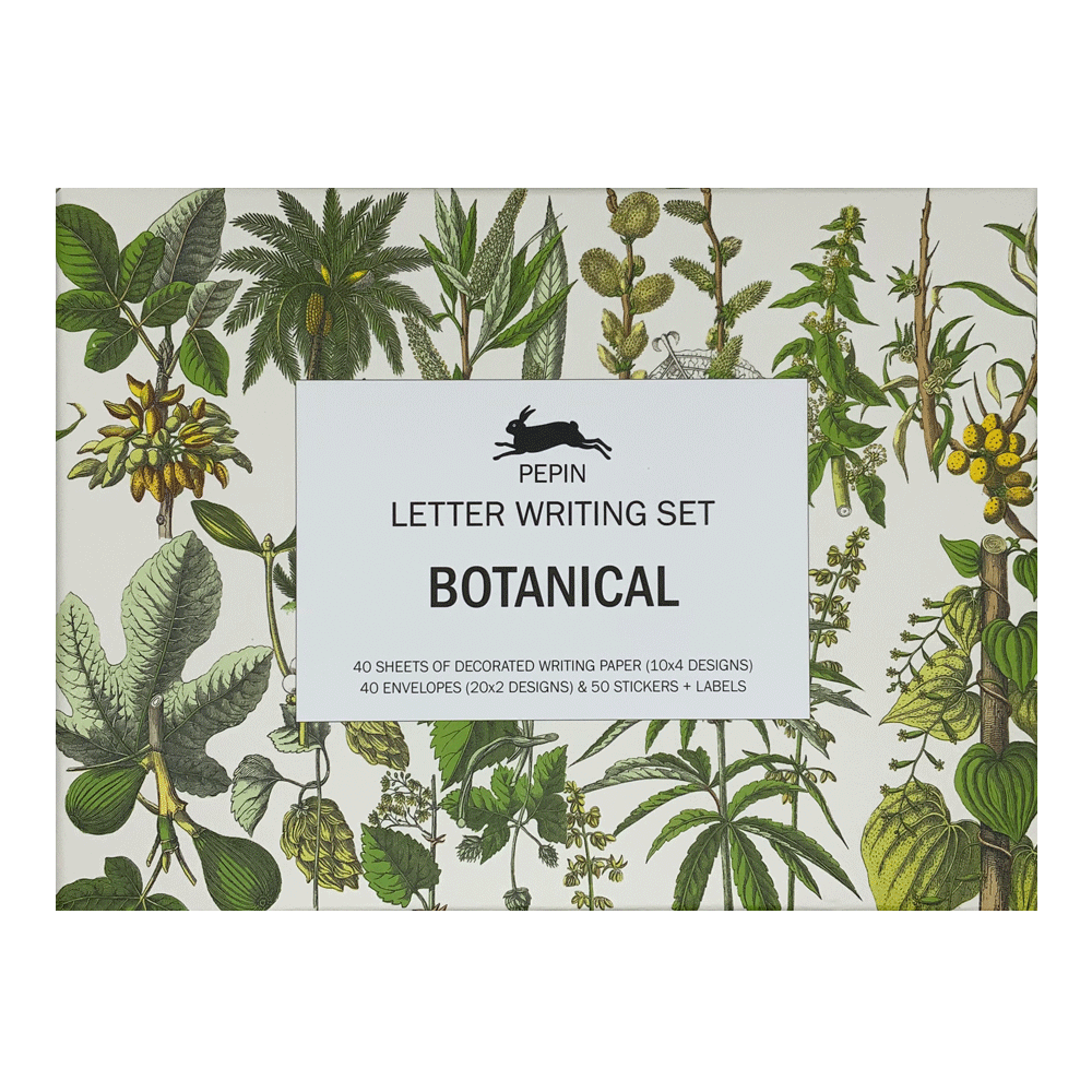 LW73 Botanical * Letter writing set * The Pepin Press