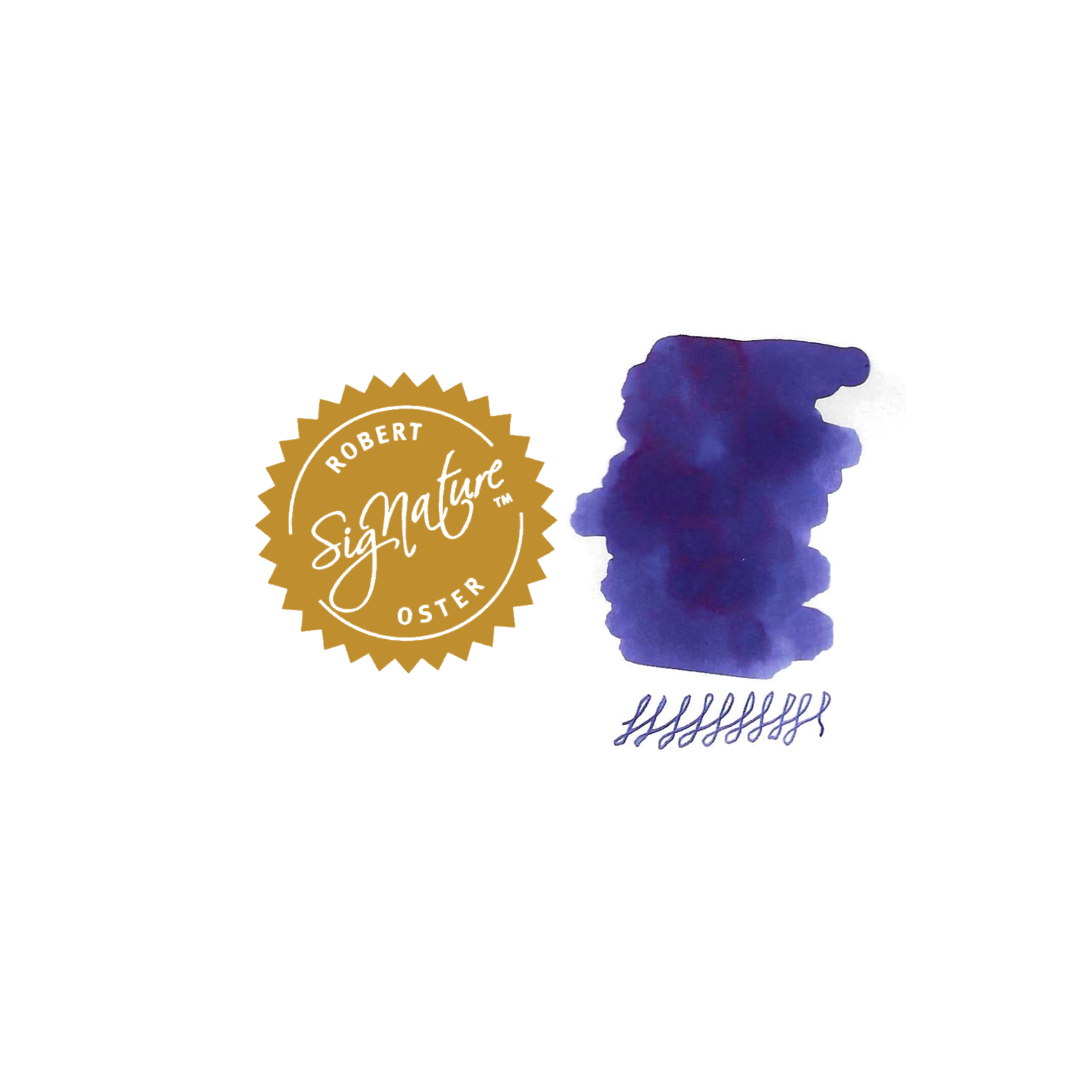 71. Flaming Blue * Robert Oster Signature ink