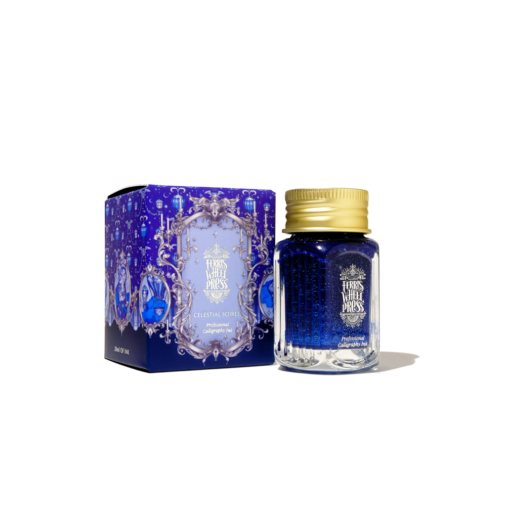 Celestial soiree, calligraphy ink 28ml * Ferris Wheel Press